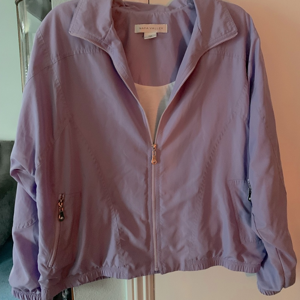 Lavender Napa Valley jacket.